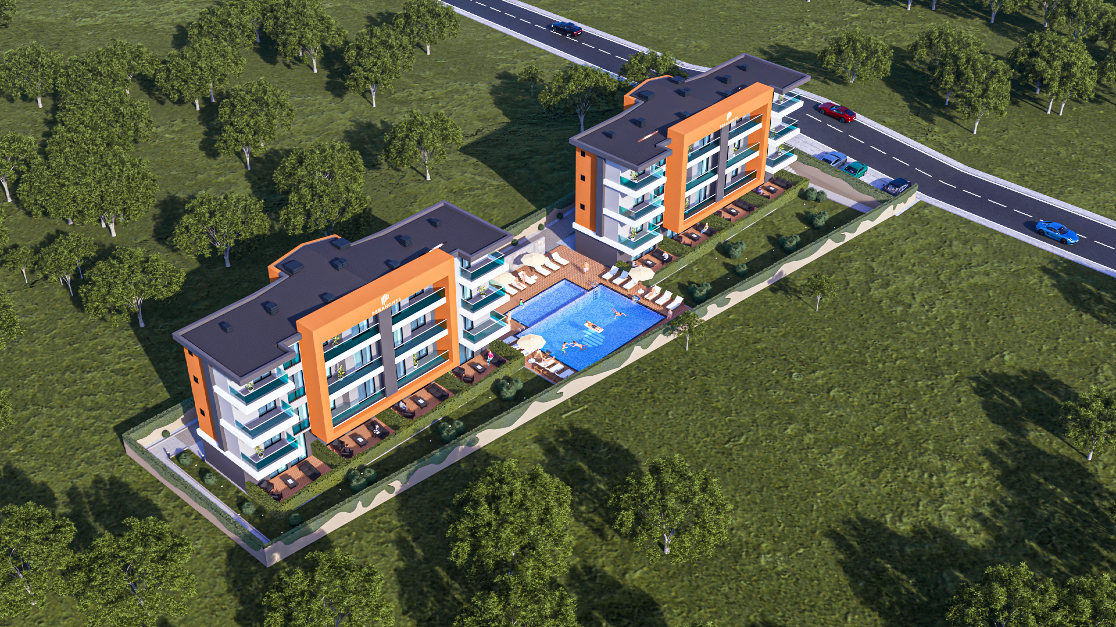 Kumköy Twins – Modernes Wohnen in Kumköy